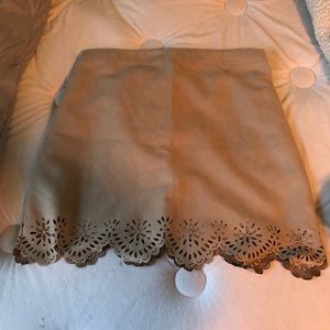Hollister Suede Skirt